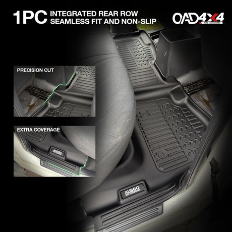 7D TPE Car Floor Mats for Holden Rodeo 2003-2008