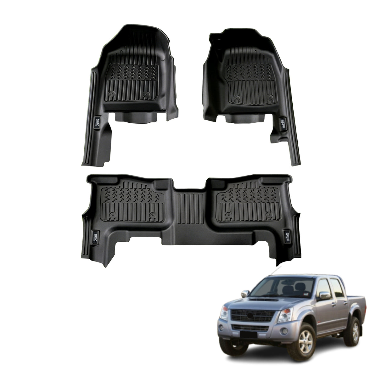Pre-order 7D TPE Car Floor Mats for Holden Rodeo 2003-2008