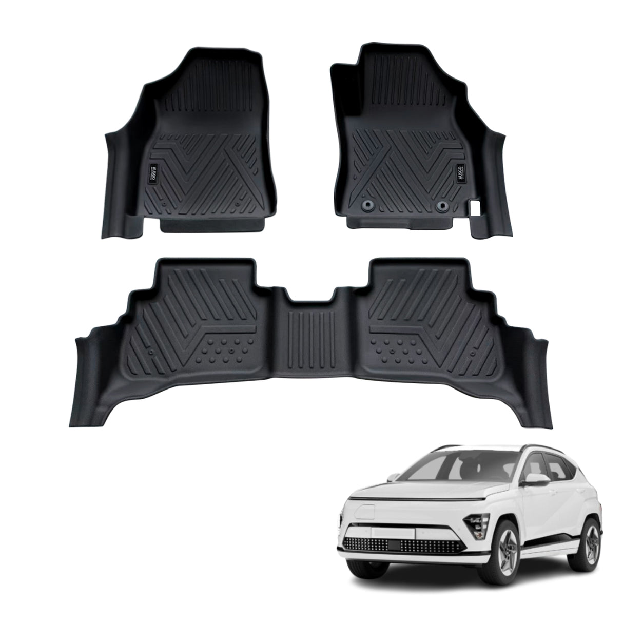 Pre-order 5D TPE Car Floor Mats for Hyundai Kona 2023-Onwards