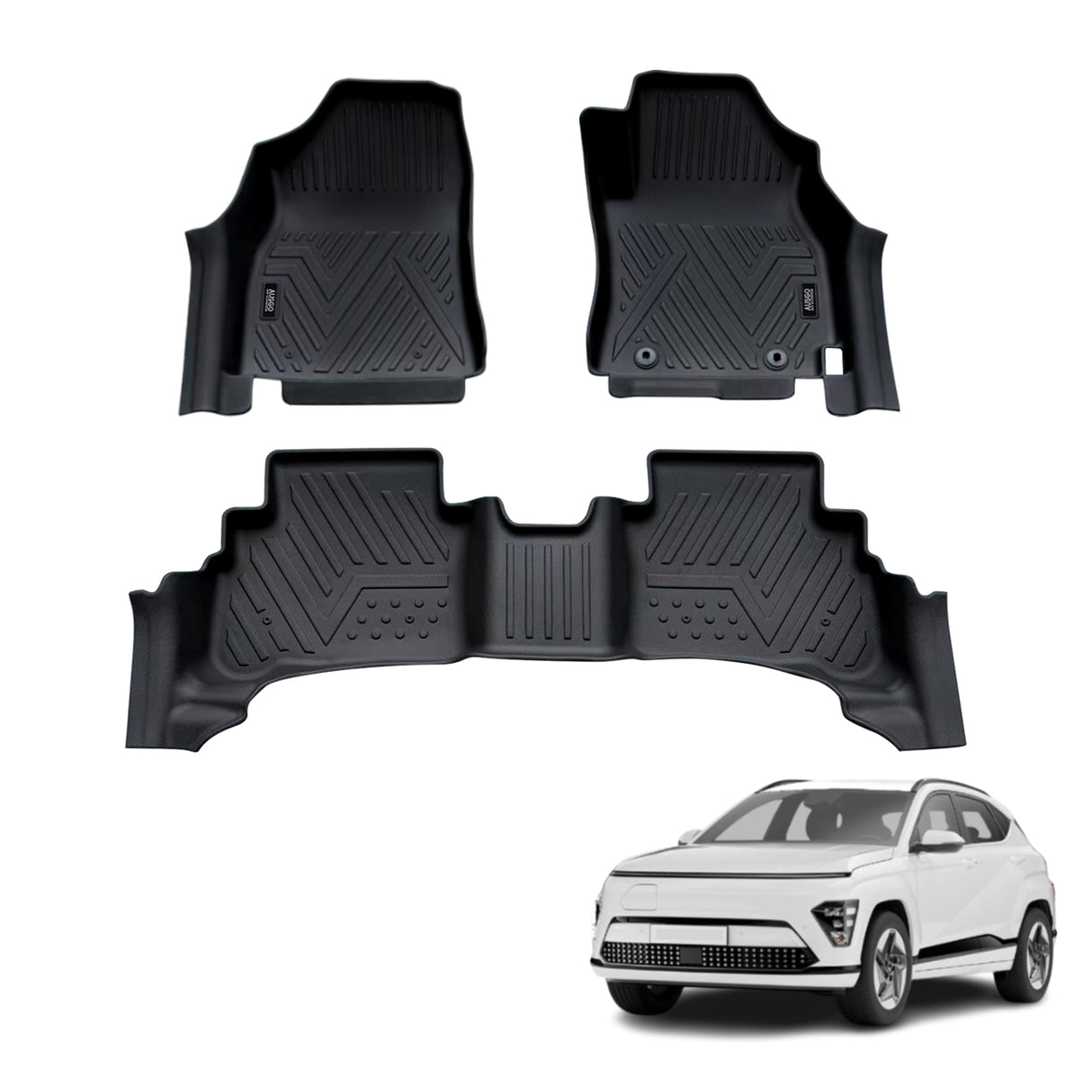 Pre-order 5D TPE Car Floor Mats for Hyundai Kona 2023-Onwards