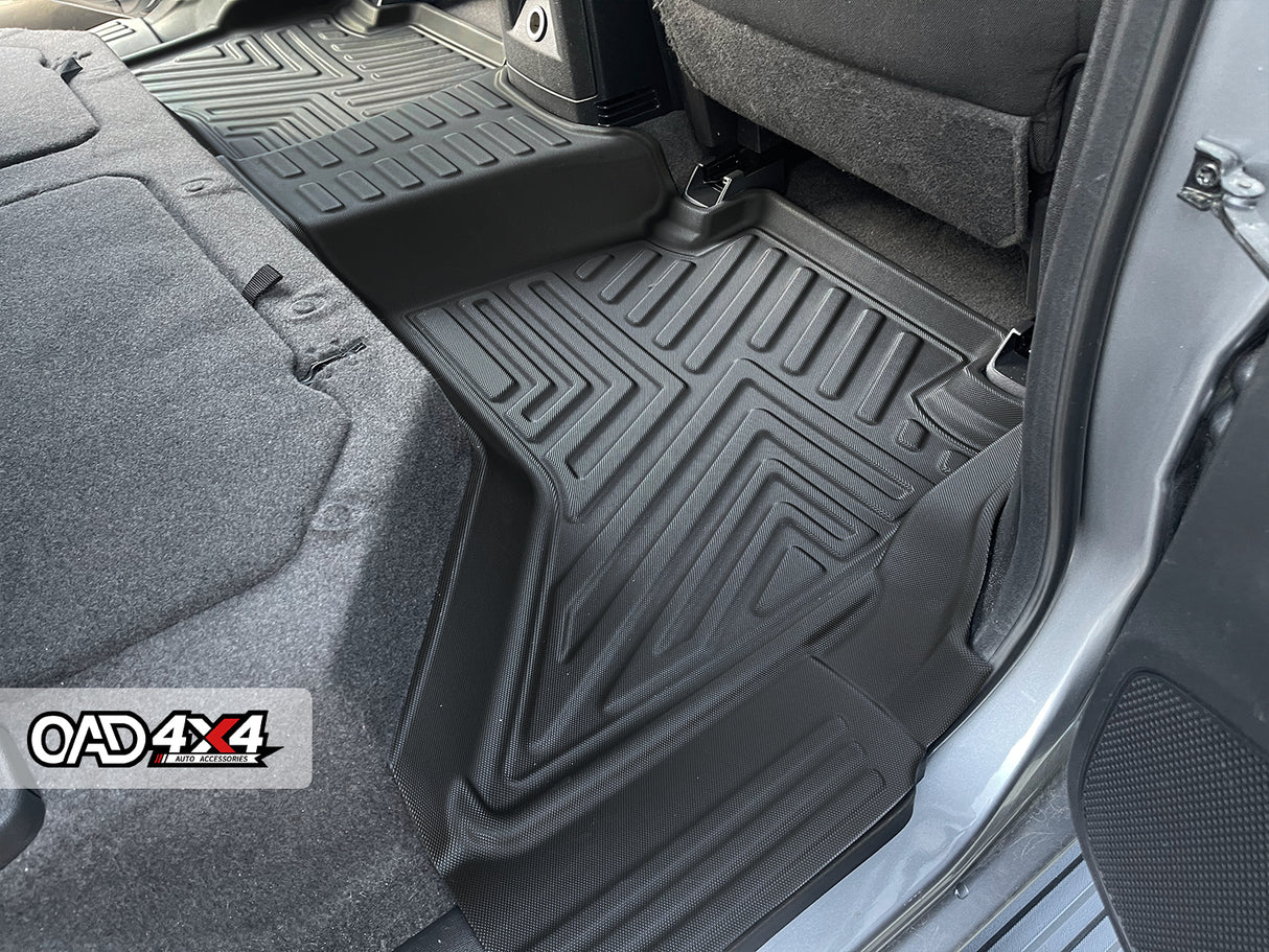 5D TPE Car Floor Mats for ISUZU D-MAX Dual Cab 2012-2020