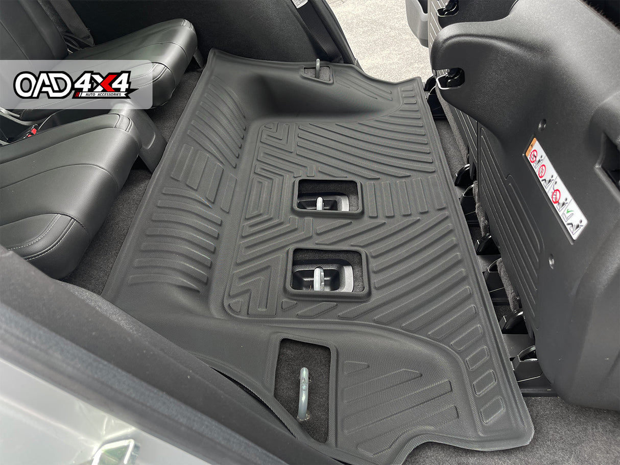 Third Row Car Floor Mats for ISUZU MU-X MUX 2013-2021