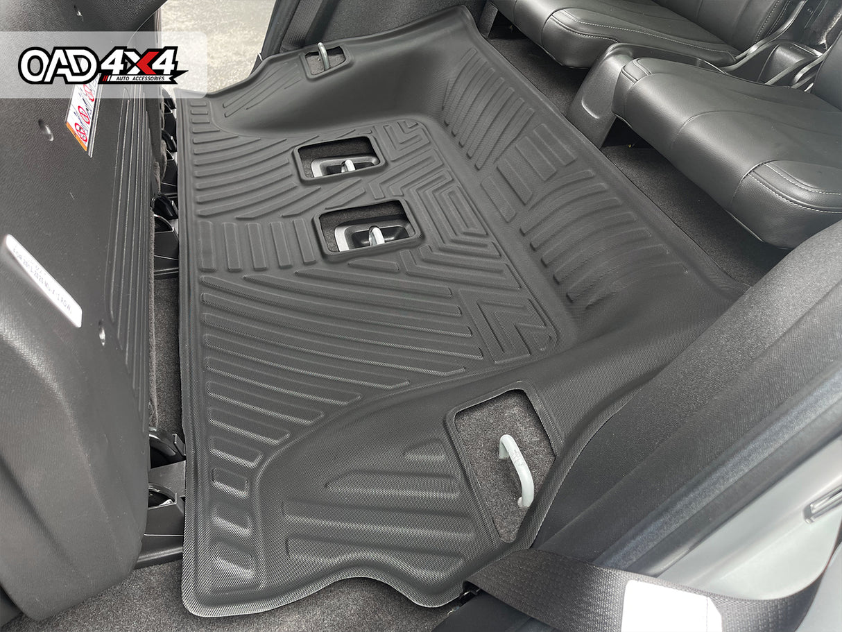 Third Row Car Floor Mats for ISUZU MU-X MUX 2013-2021