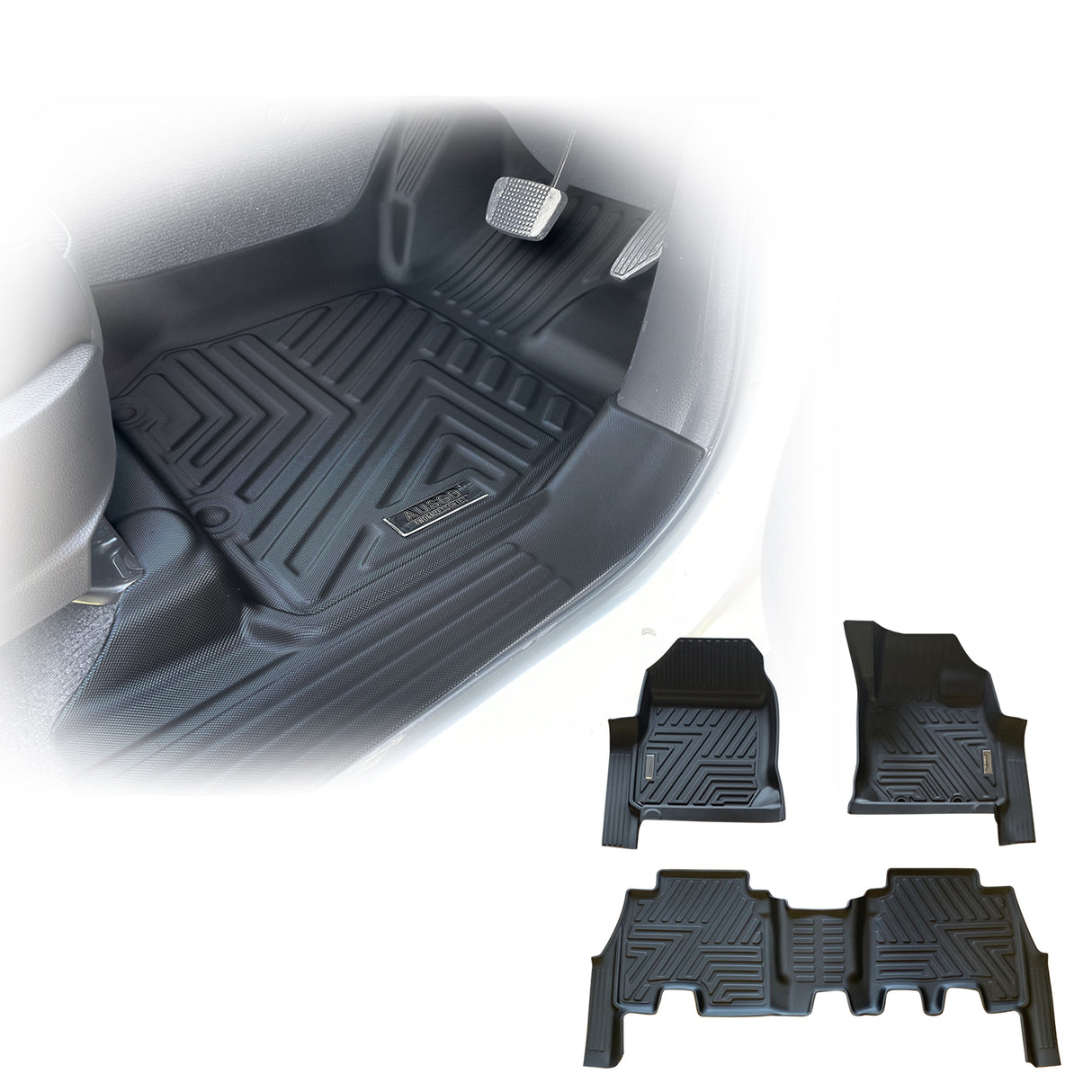 5D TPE Car Floor Mats for ISUZU MU-X MUX 2021-Onwards
