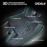 5D TPE Car Floor Mats for ISUZU MU-X MUX 2021-Onwards