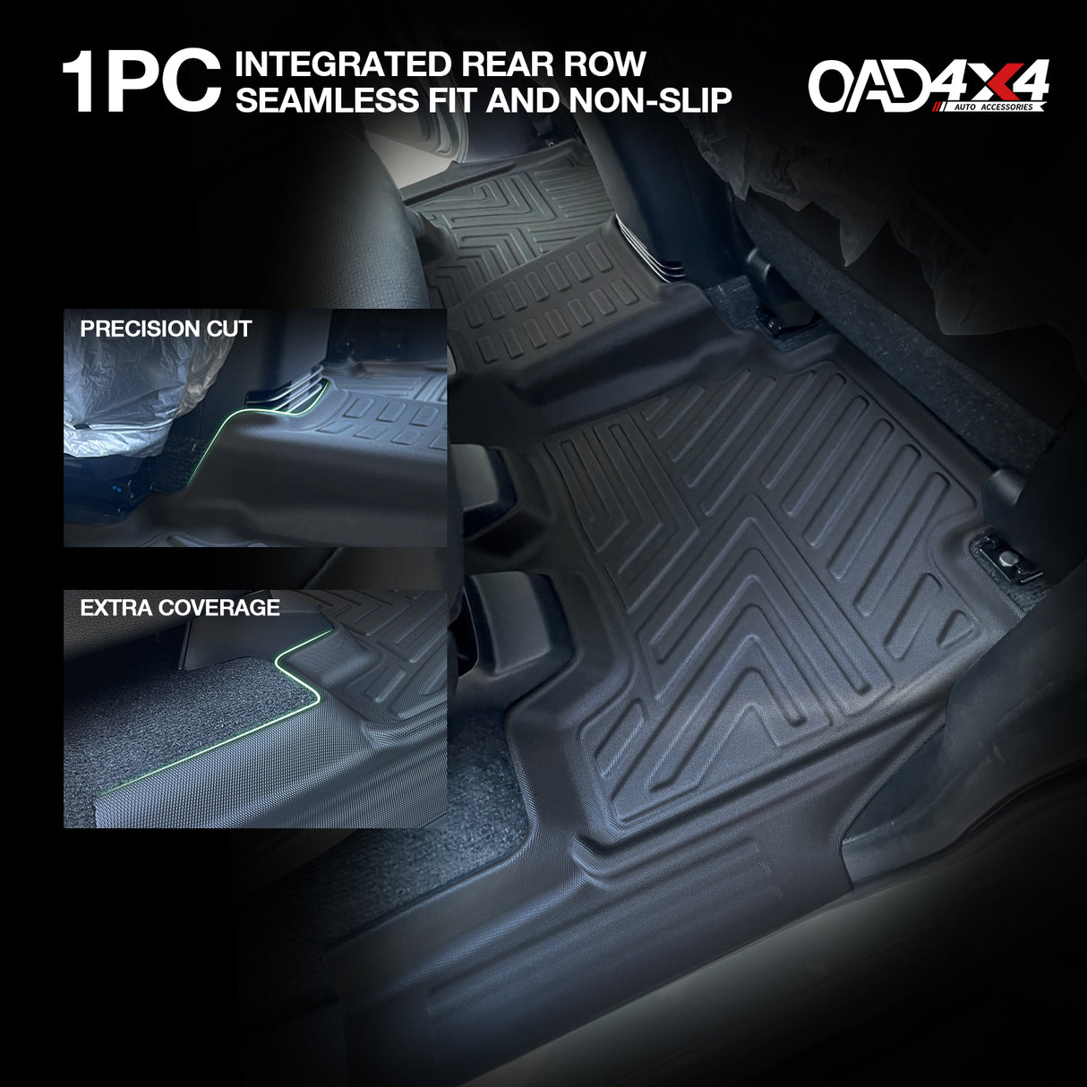 5D TPE Car Floor Mats for ISUZU MU-X MUX 2021-Onwards