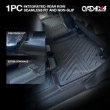 5D TPE Car Floor Mats for ISUZU MU-X MUX 2021-Onwards