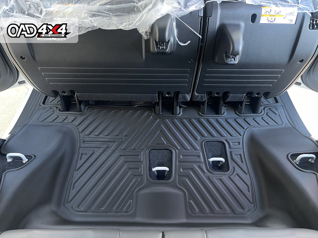 Third Row Car Floor Mats for ISUZU MU-X MUX 2021-Onwards