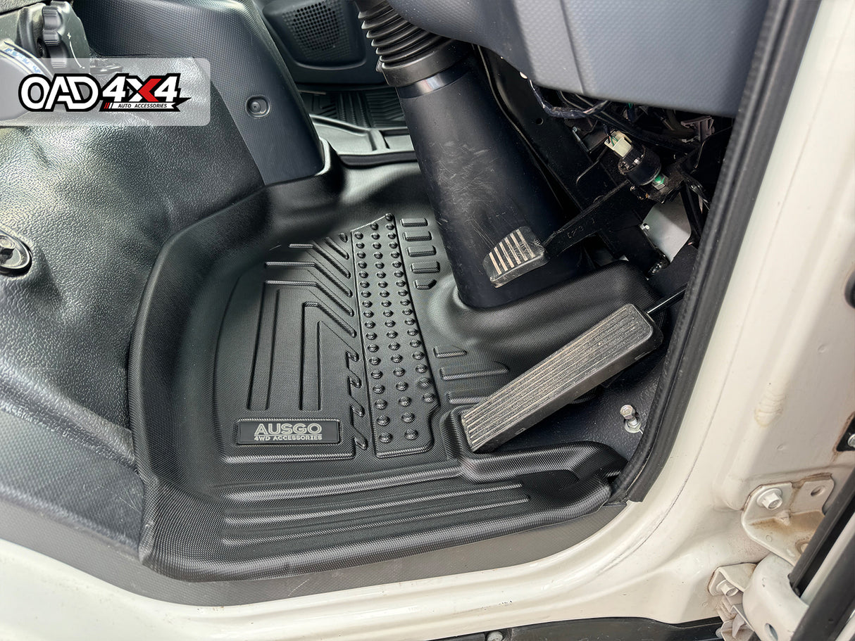 5D TPE Car Floor Mats for ISUZU N Series Wide Cab Auto 2Door 2018-Onwards