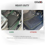 5D Double-Layer Car Floor Mats for Jeep Grand Cherokee WK/WK2 2010-2021