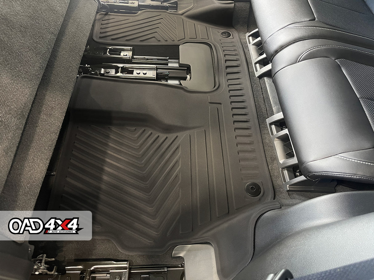 5D TPE Car Floor Mats for Jeep Grand Cherokee L WL Series 7 Seats 2021-Onwards