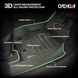 5D TPE Car Floor Mats for Jeep Grand Cherokee L WL Series 7 Seats 2021-Onwards