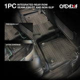 5D TPE Car Floor Mats for Jeep Grand Cherokee L WL Series 7 Seats 2021-Onwards