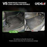 5D TPE Car Floor Mats for Jeep Grand Cherokee L WL Series 7 Seats 2021-Onwards