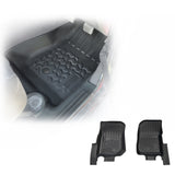 5D TPE Car Floor Mats for Jeep Wrangler JK Series 2 Doors 2007-2018