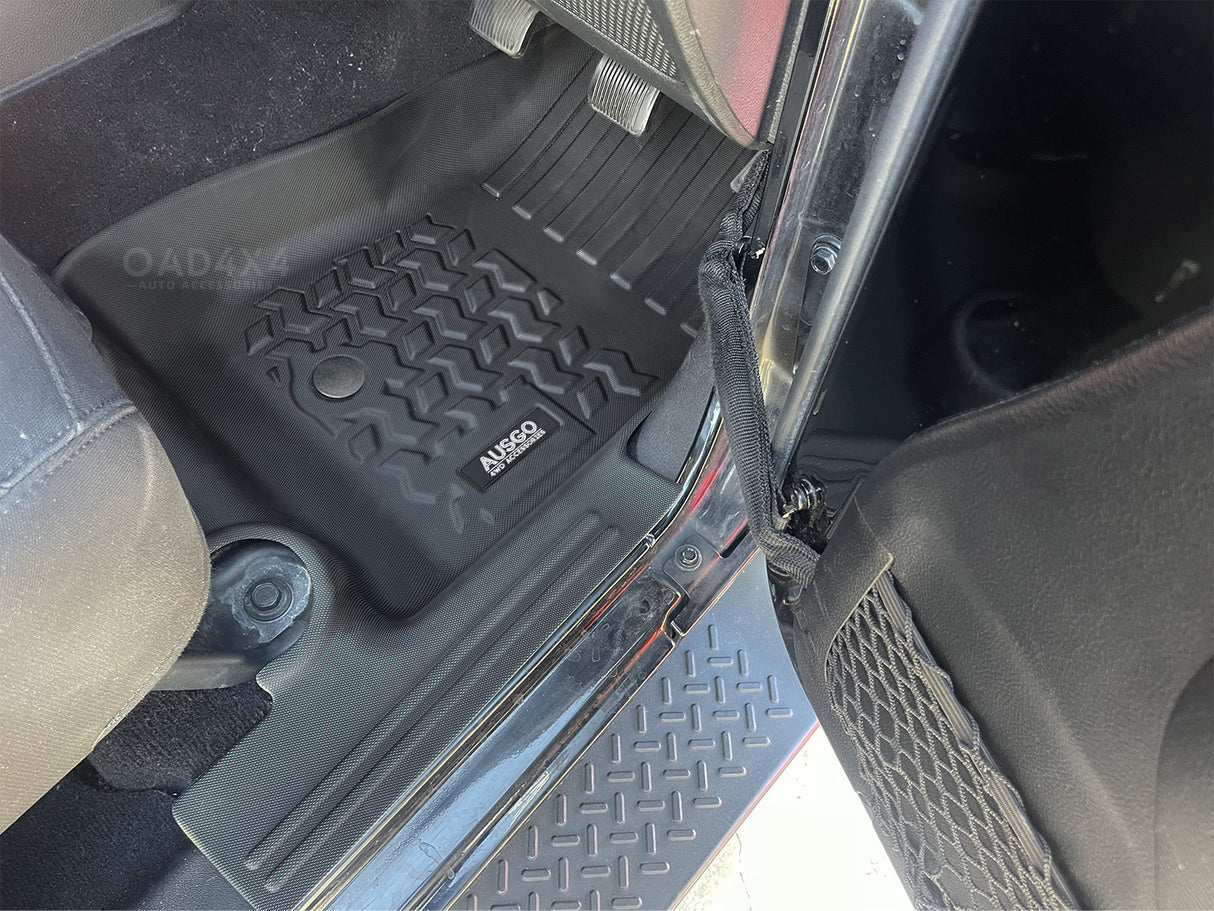 5D TPE Car Floor Mats for Jeep Wrangler JK Series 2007-2018