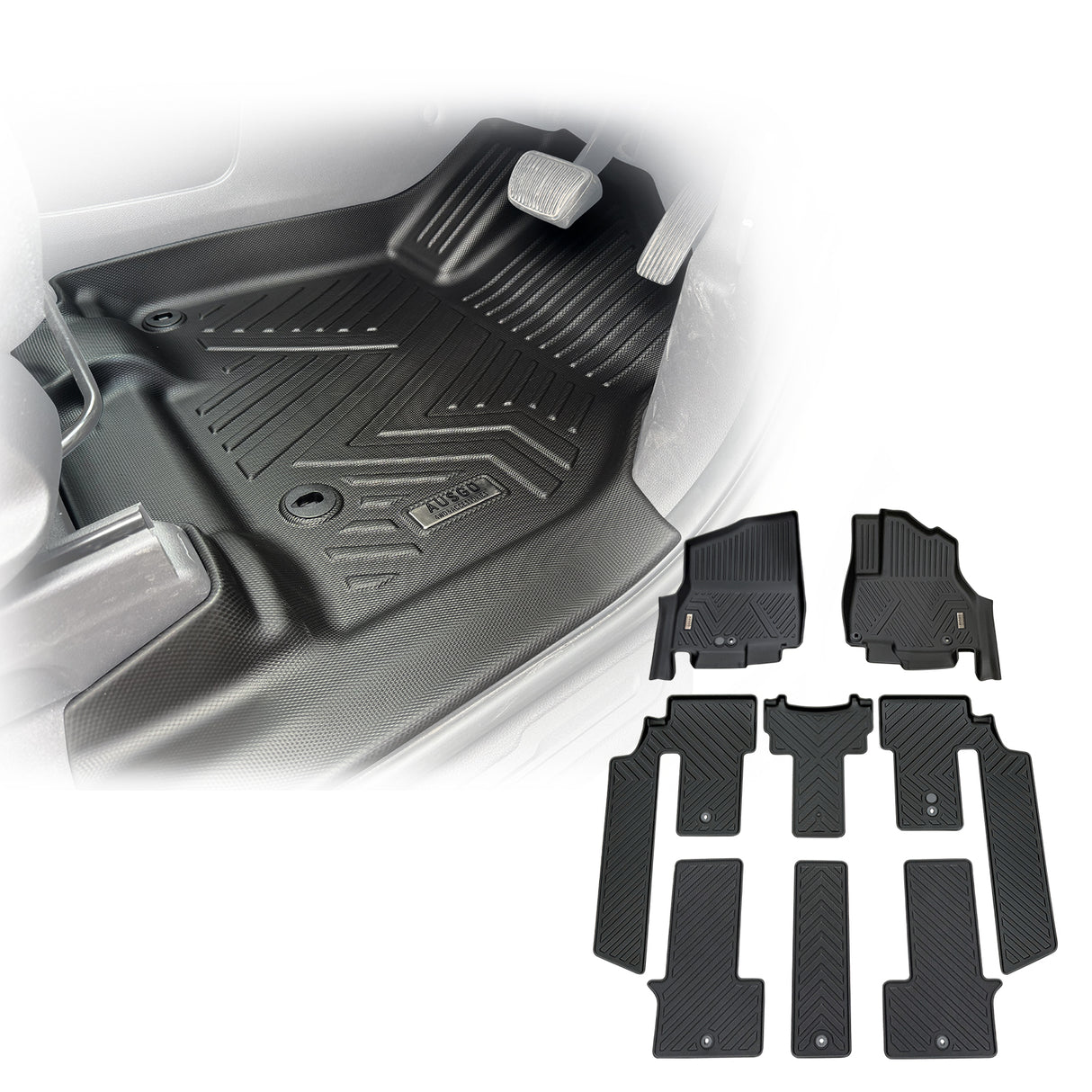 Pre-order 5D TPE Car Floor Mats for KIA Carnival KA4 Series 2020-Onwards