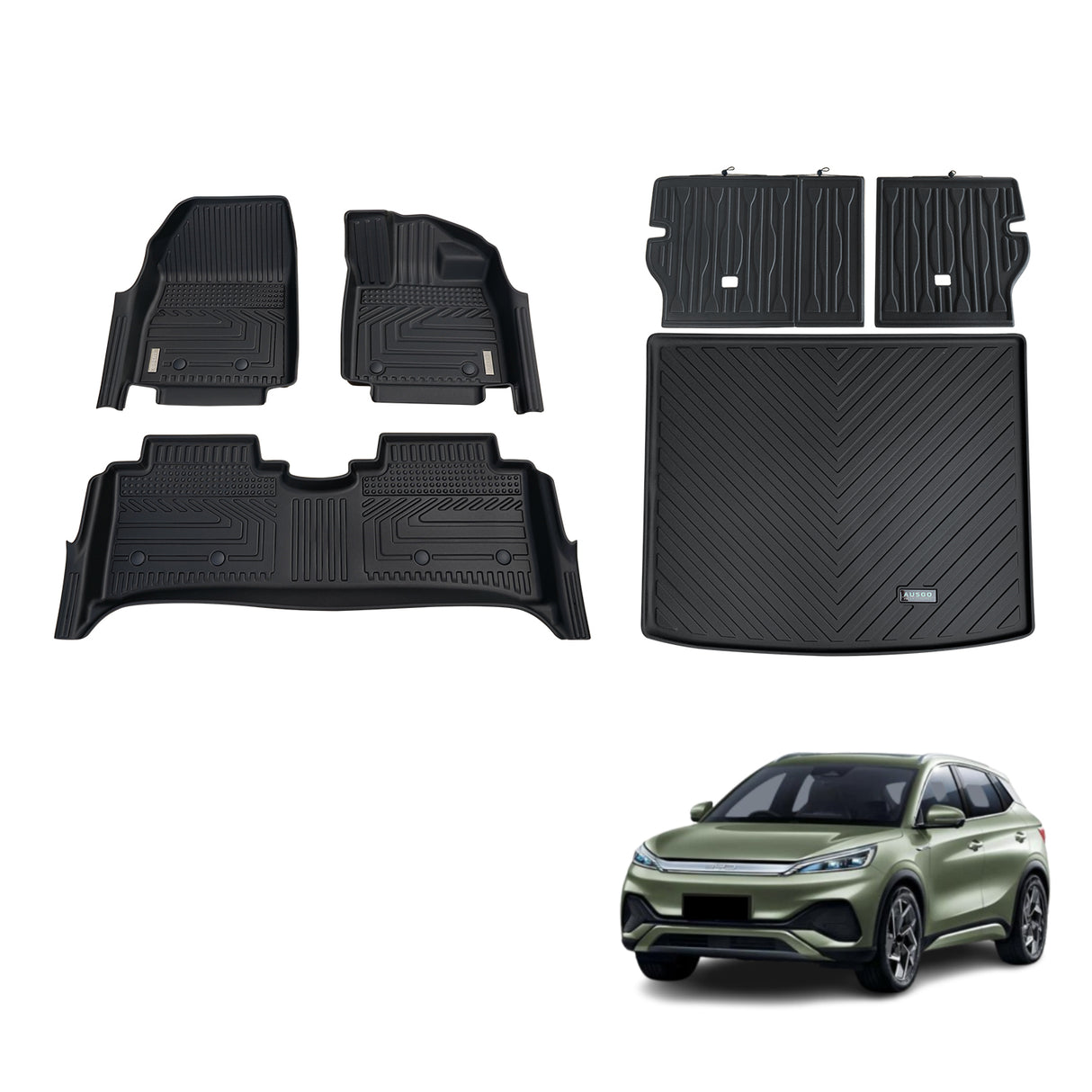 5D TPE Car Floor Mats for BYD ATTO 3 2022-Onwards