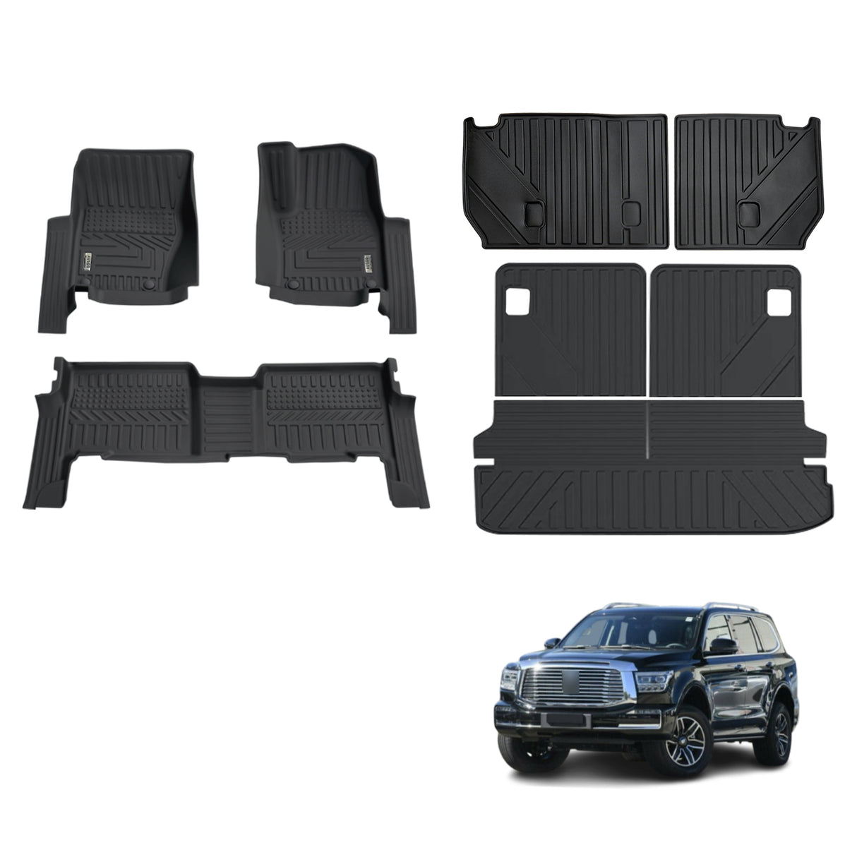 5D TPE Car Floor Mats for GWM TANK 500 TANK500 2024-Onwards
