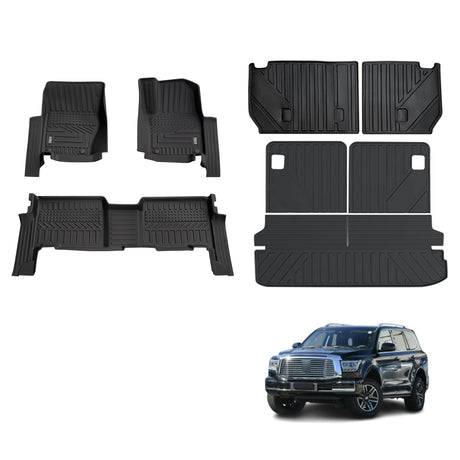 5D TPE Car Floor Mats for GWM TANK 500 TANK500 7 Seats 2024-Onwards