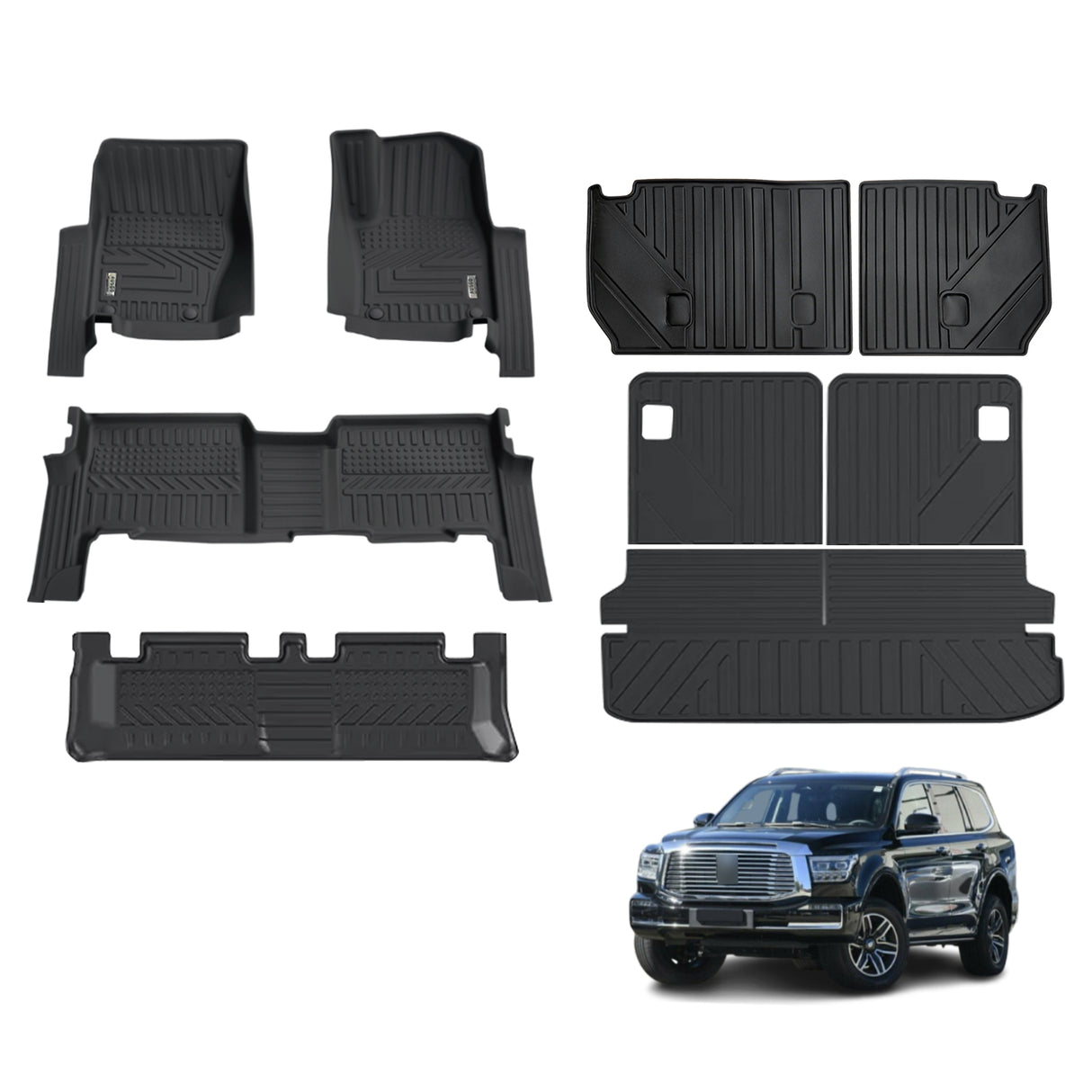5D TPE Car Floor Mats for GWM TANK 500 TANK500 2024-Onwards
