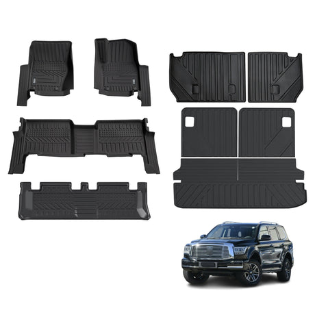 5D TPE Car Floor Mats for GWM TANK 500 TANK500 7 Seats 2024-Onwards