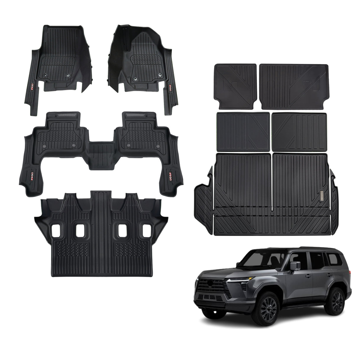 Injection 7D Car Floor Mats for Lexus GX550 2024-Onwards