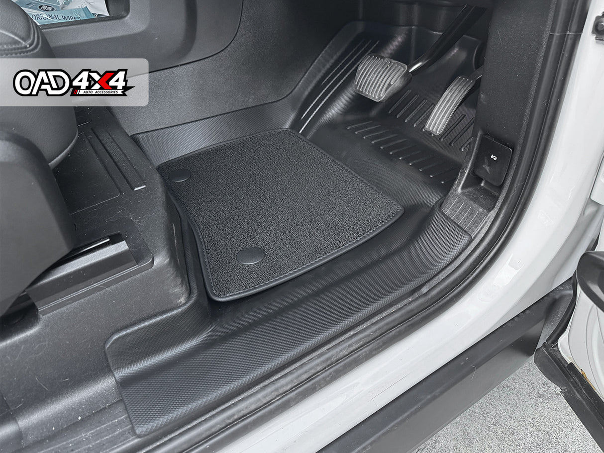 5D Double-Layer Car Floor Mats for Land Rover Defender L663 110 5 Seats 2020-Onwards