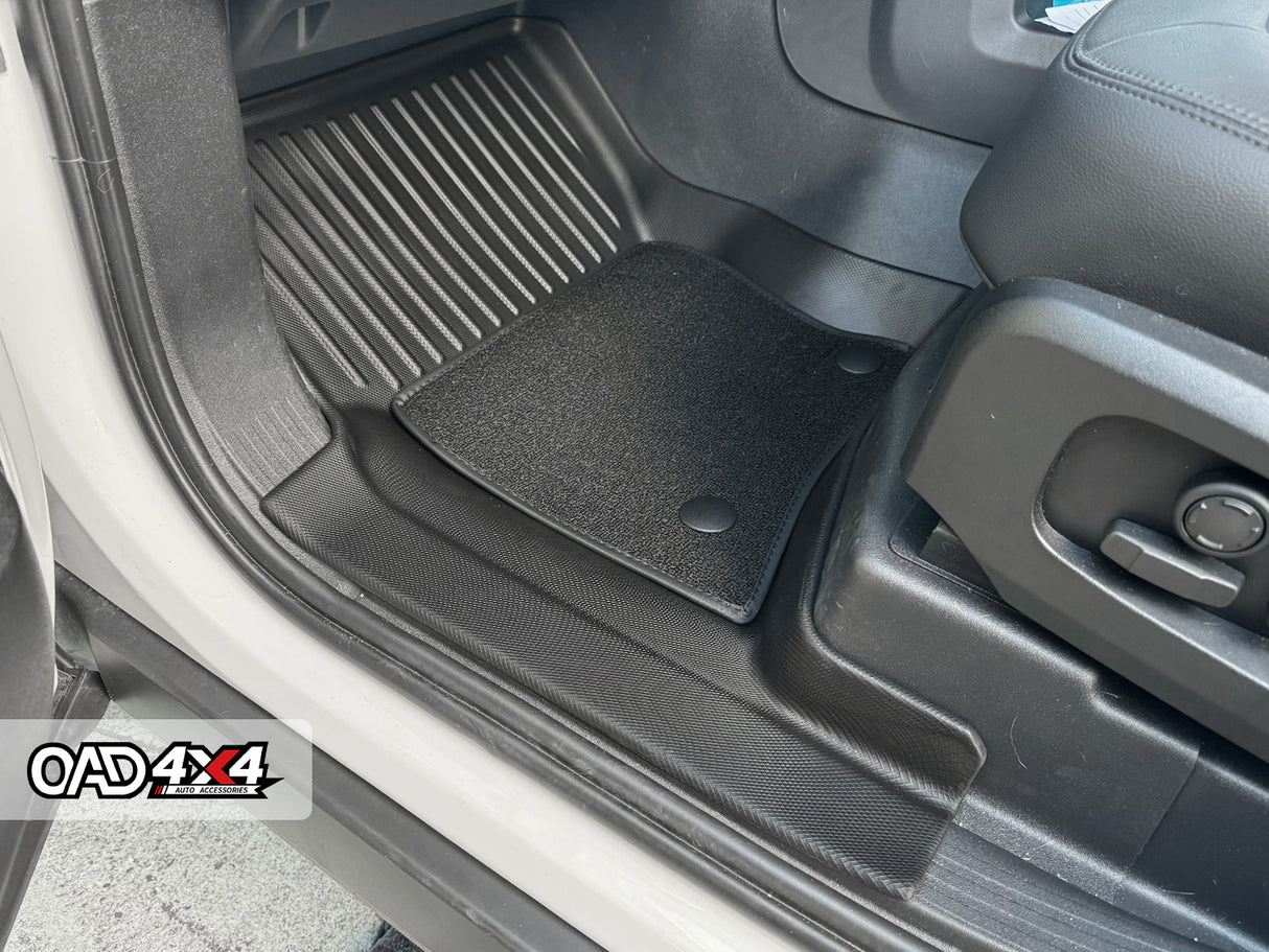 5D Double-Layer Car Floor Mats for Land Rover Defender L663 110 5 Seats 2020-Onwards