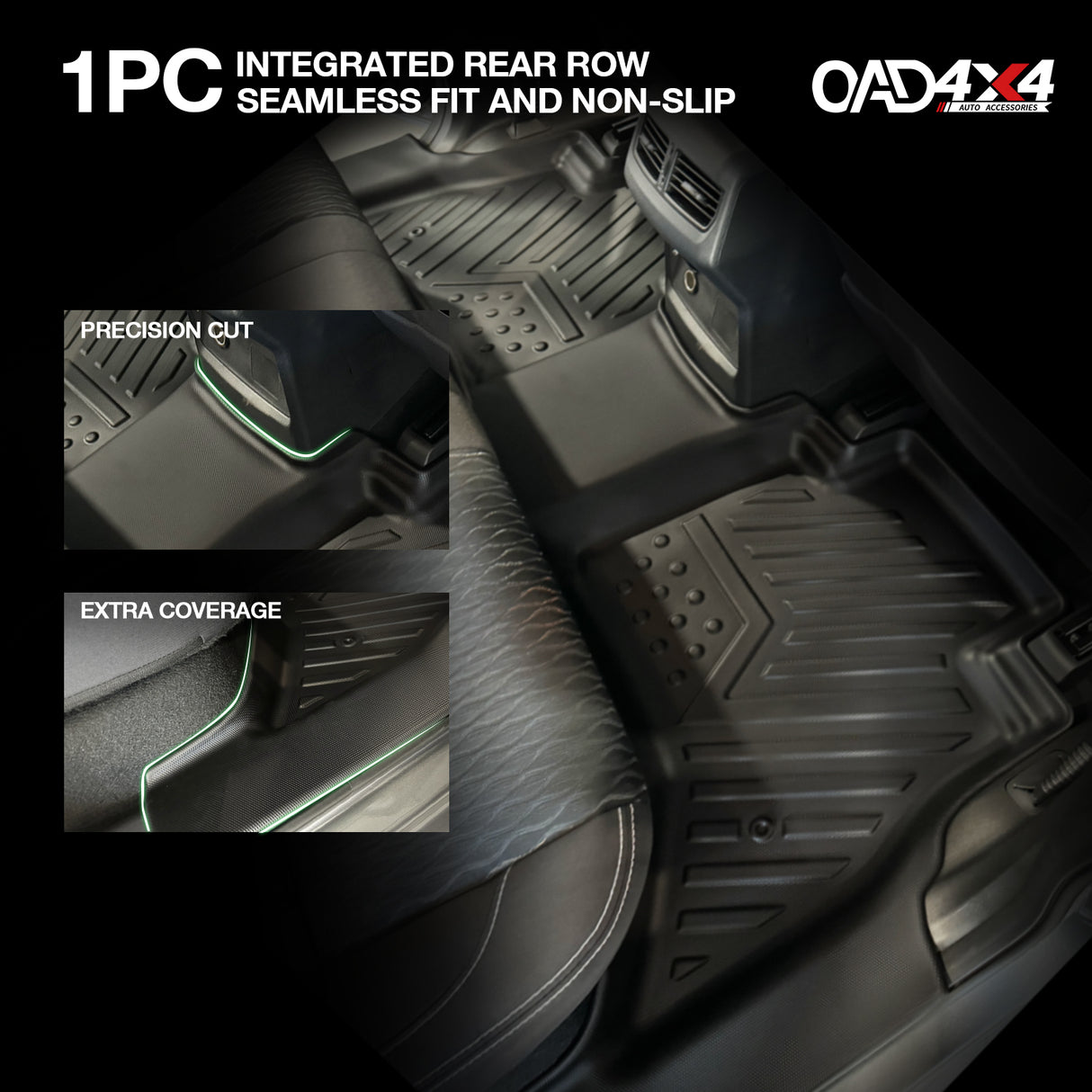 5D TPE Car Floor Mats for LDV T60 2022-Onwards
