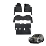 5D TPE Car Floor Mats for Lexus LX570 2013-2021