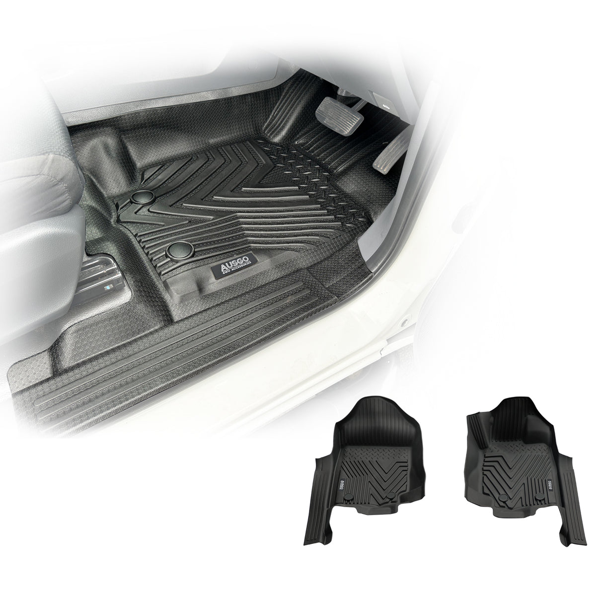 Injection 5D TPE Car Floor Mats for Mazda BT-50 BT50 Single / Extra Cab 2011-2020