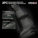 Injection 5D TPE Car Floor Mats for Mazda BT-50 BT50 Dual Cab 2011-2020