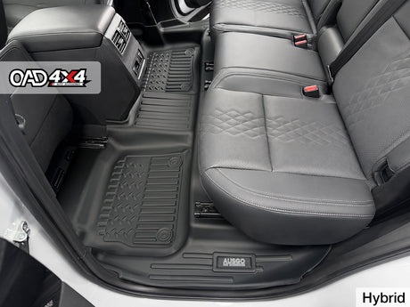 7D TPE Car Floor Mats for Mitsubishi Outlander 7 Seats 2021-Onwards