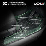 7D TPE Car Floor Mats for Mitsubishi Outlander 7 Seats 2021-Onwards
