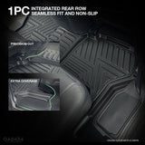 5D TPE Car Floor Mats for Mitsubishi Pajero 2000-2021