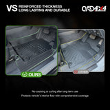 5D TPE Car Floor Mats for Mitsubishi Triton Dual Cab ML MN 2006-2015