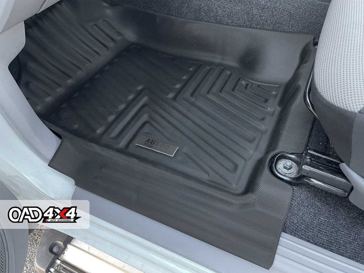 5D TPE Car Floor Mats for Mitsubishi Triton MQ MR Single / Extra Cab 2015-2024