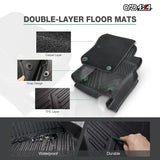 5D Double-Layer Car Floor Mats for Nissan Navara D27 Dual Cab 2026-Onwards