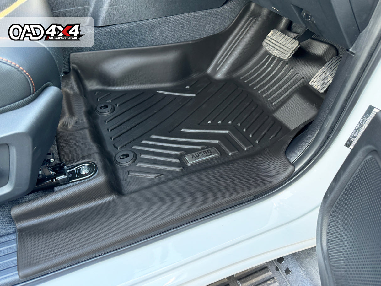 Floor Mats & Door Sill Protector for Mitsubishi Triton MV All-New Dual Cab 2024-Onwards