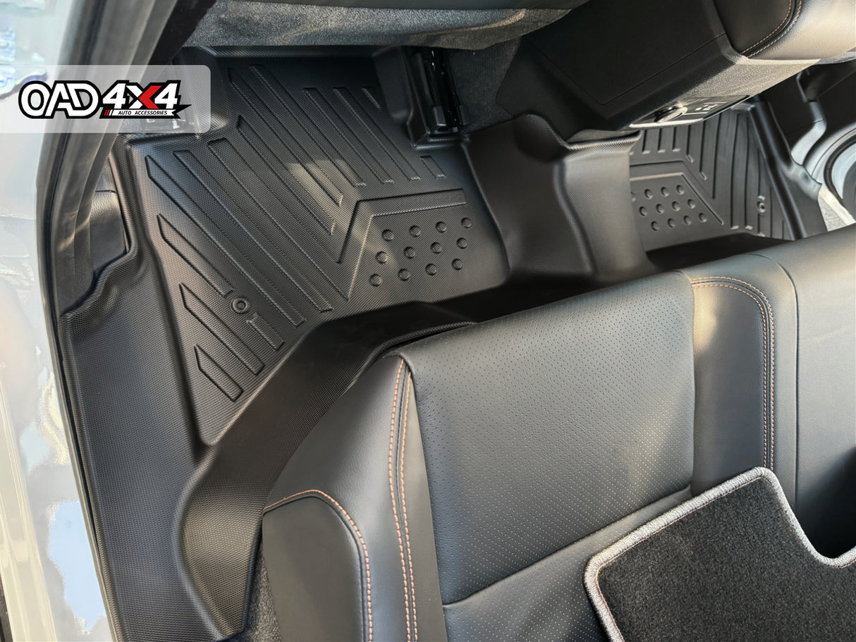 Floor Mats & Door Sill Protector for Mitsubishi Triton MV All-New Dual Cab 2024-Onwards