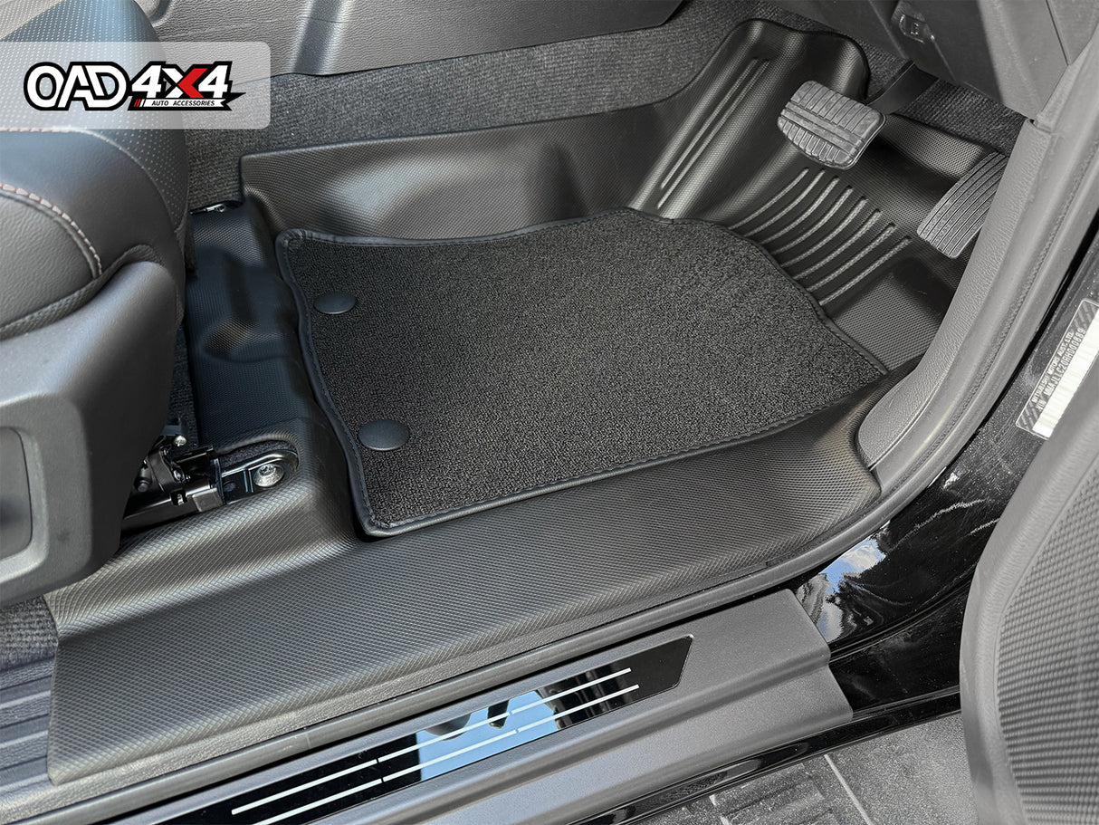 5D Double-Layer Car Floor Mats for Nissan Navara D27 Dual Cab 2026-Onwards