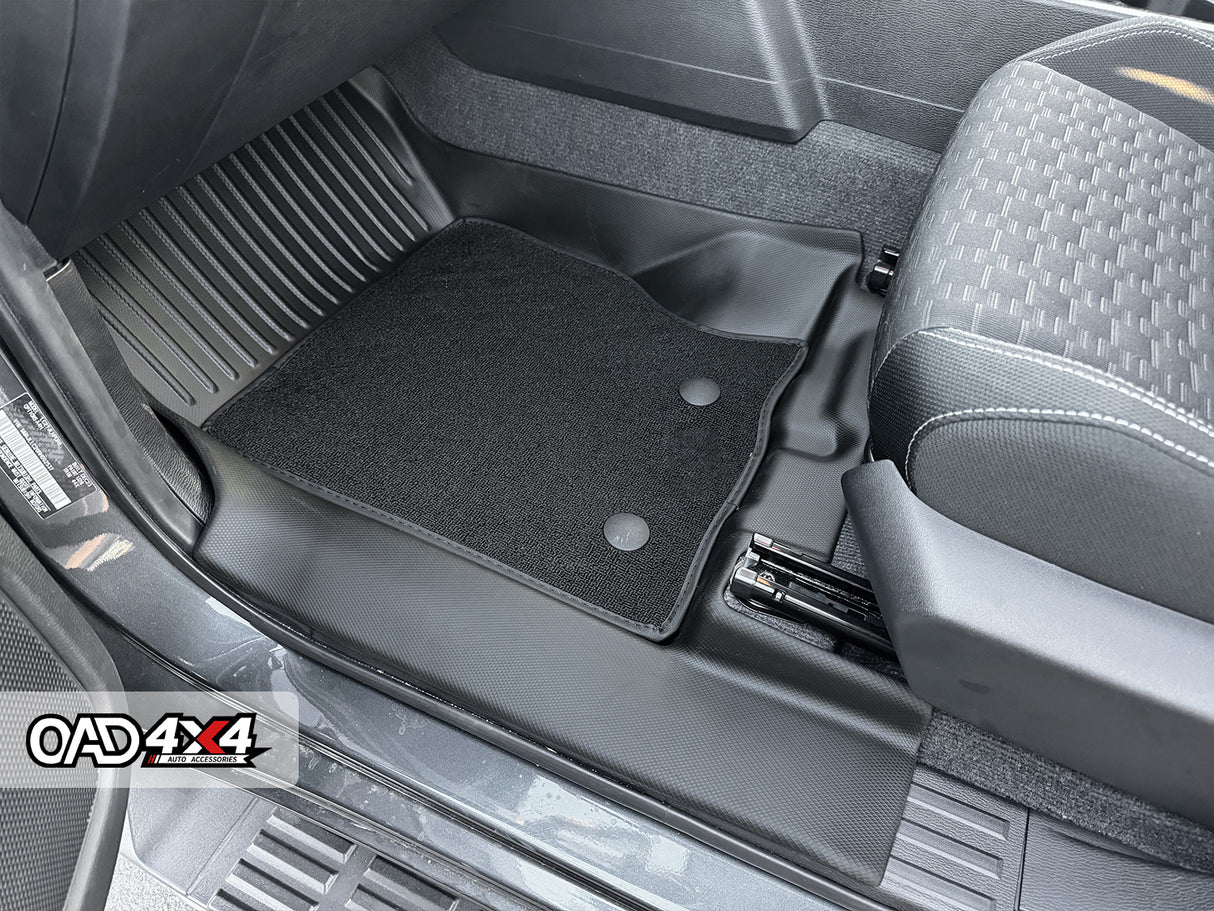 5D Double-Layer Car Floor Mats for Nissan Navara D27 Dual Cab 2026-Onwards