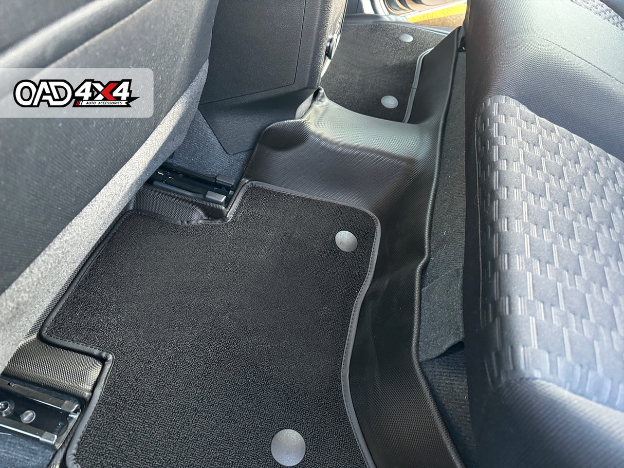 5D Double-Layer Car Floor Mats for Nissan Navara D27 Dual Cab 2026-Onwards