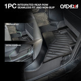 Floor Mats & Door Sill Protector for Nissan Navara D27 Dual Cab 2026-Onwards
