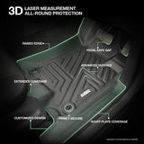 5D TPE Car Floor Mats for Nissan Navara NP300 D23 Single / Extra Cab 2015-Onwards