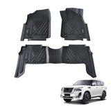 Pre-order 3D Car Floor Mats for Nissan Patrol Y62 2012-Onwards