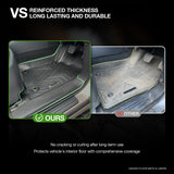 5D TPE Car Floor Mats for Infiniti QX80 Z62 2015-2019