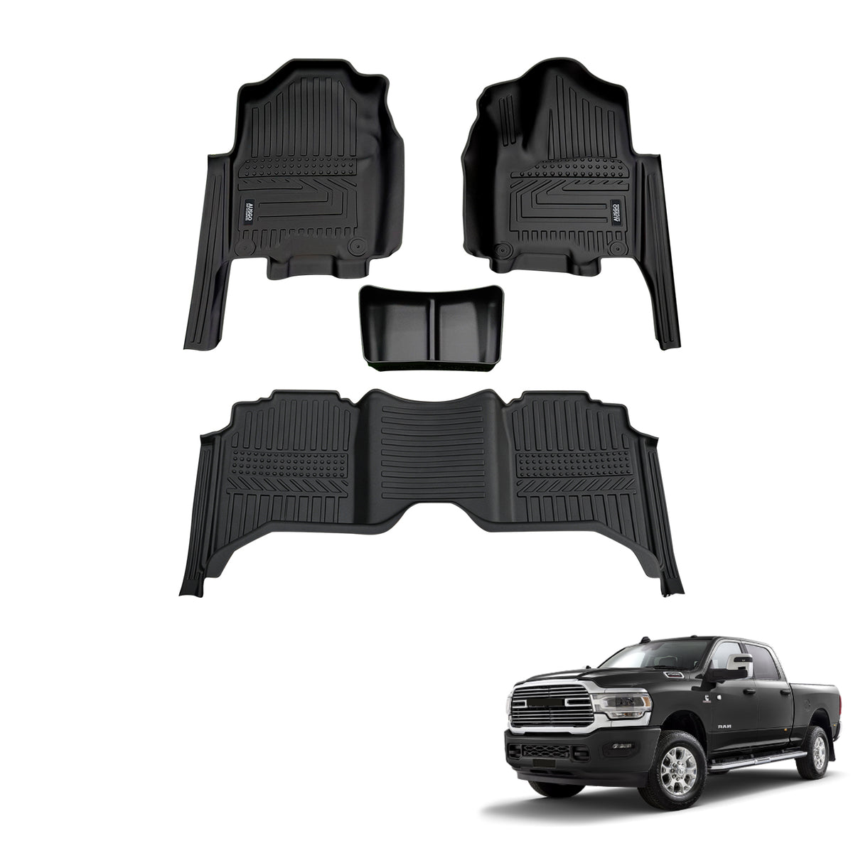 Pre-order 5D TPE Car Floor Mats for RAM 2500 DJ Series 2020-2024