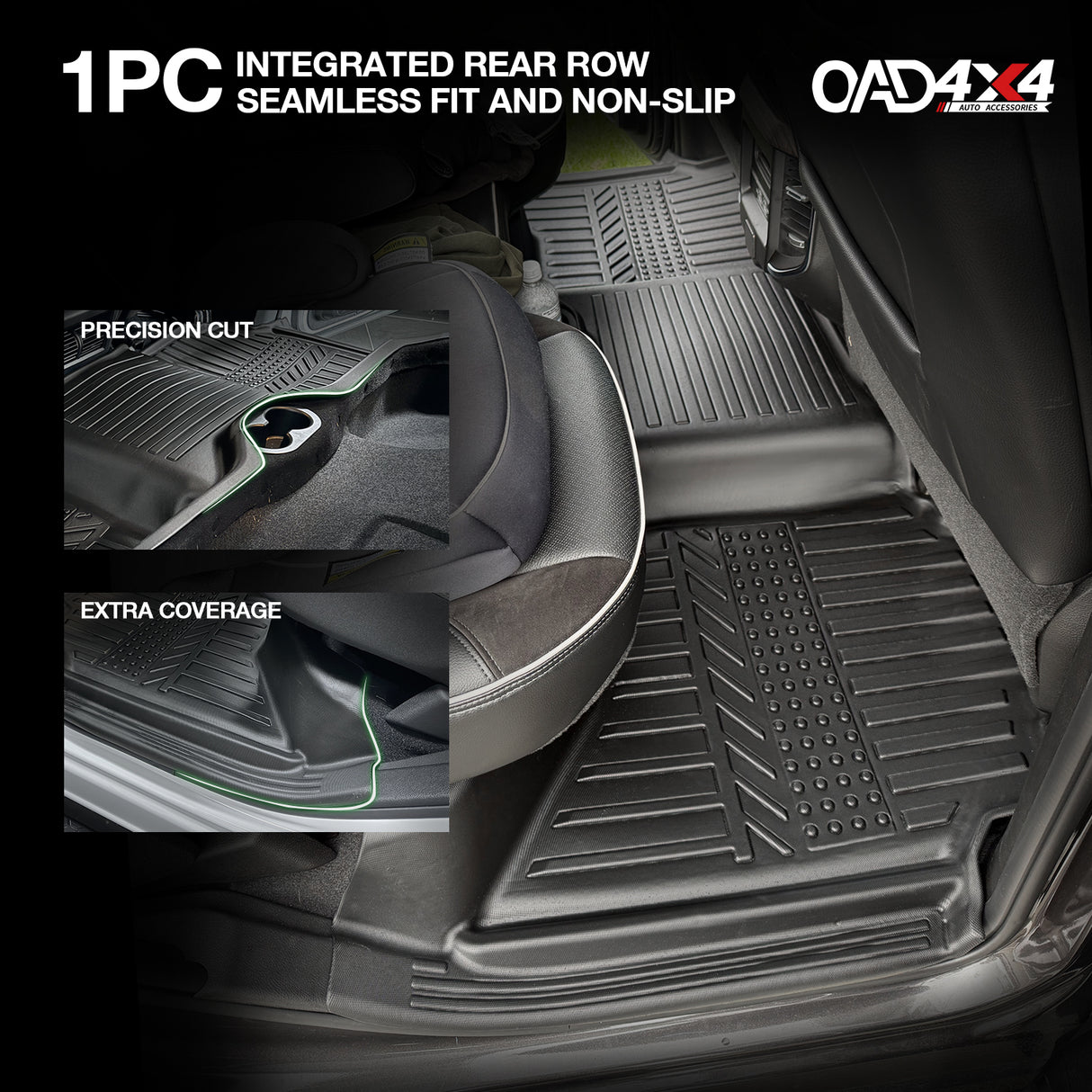 5D TPE Car Floor Mats for RAM 2500 DJ Series 2020-Onwards
